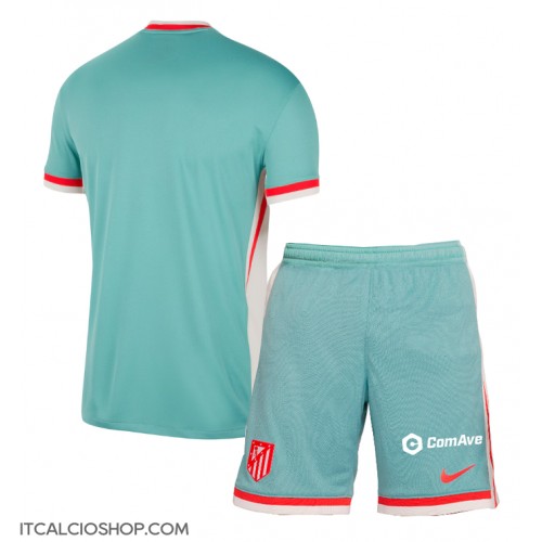 Atletico Madrid Seconda Maglia Bambino 2024-25 Manica Corta (+ Pantaloni corti)